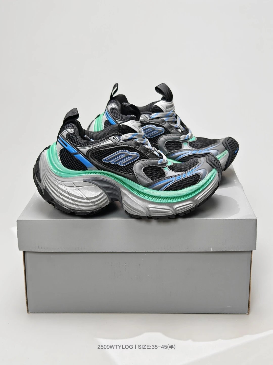 Balenciaga Sneakers 10XL lace-up platform — 3