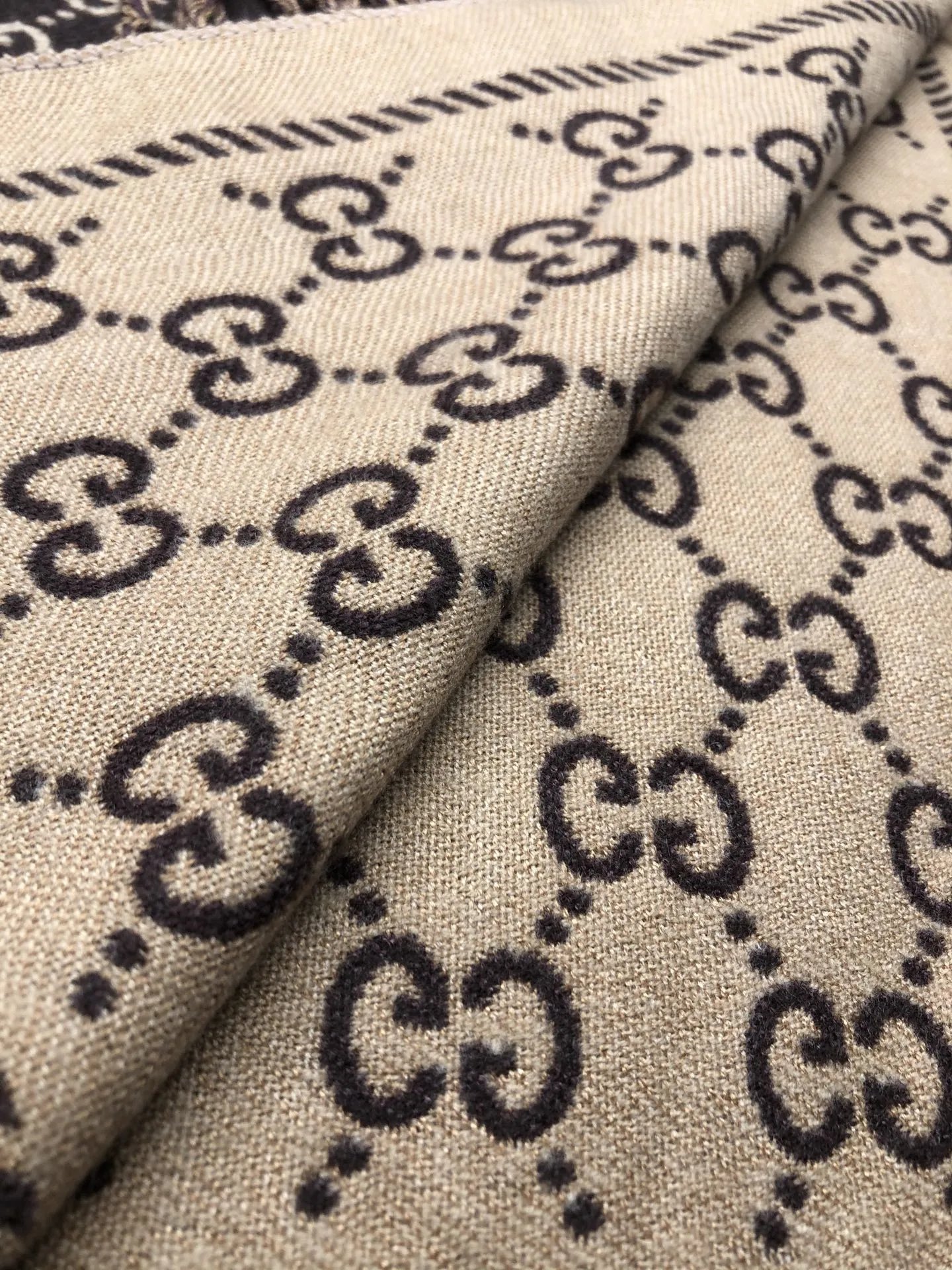 Gucci Scarves GG monogram fringed scarf image 7