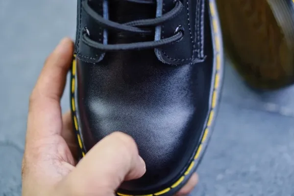 Dr. Martens 1460 Black Smooth Leather 8-Eye Boots Martin Boots - 6