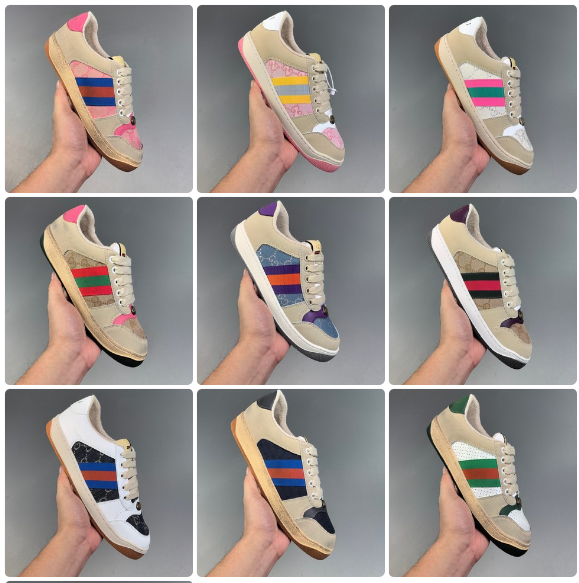 Distressed Screener Sneaker