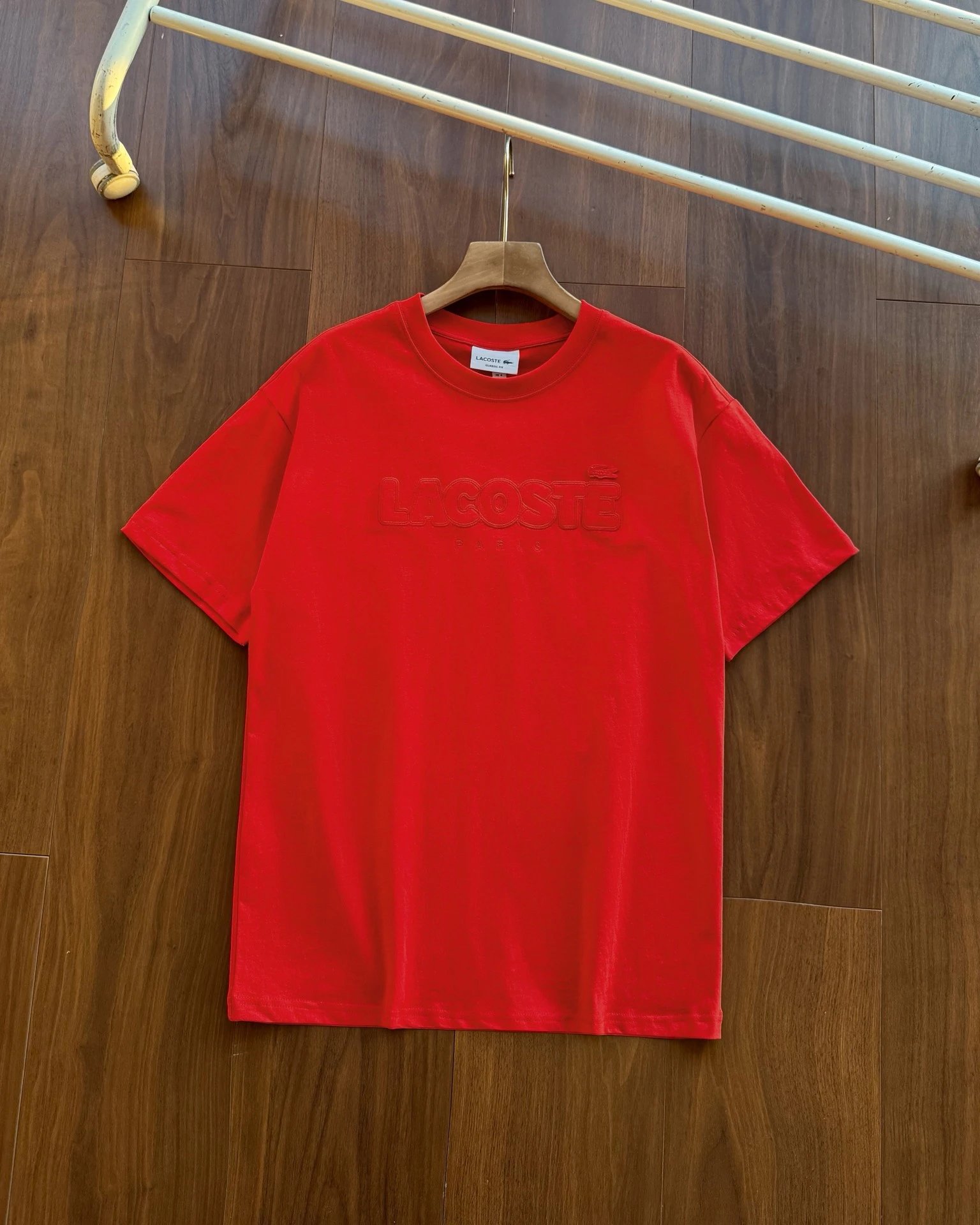 Lacoste T-Shirts Embroidered Logo Short-Sleeve T-Shirt — *010