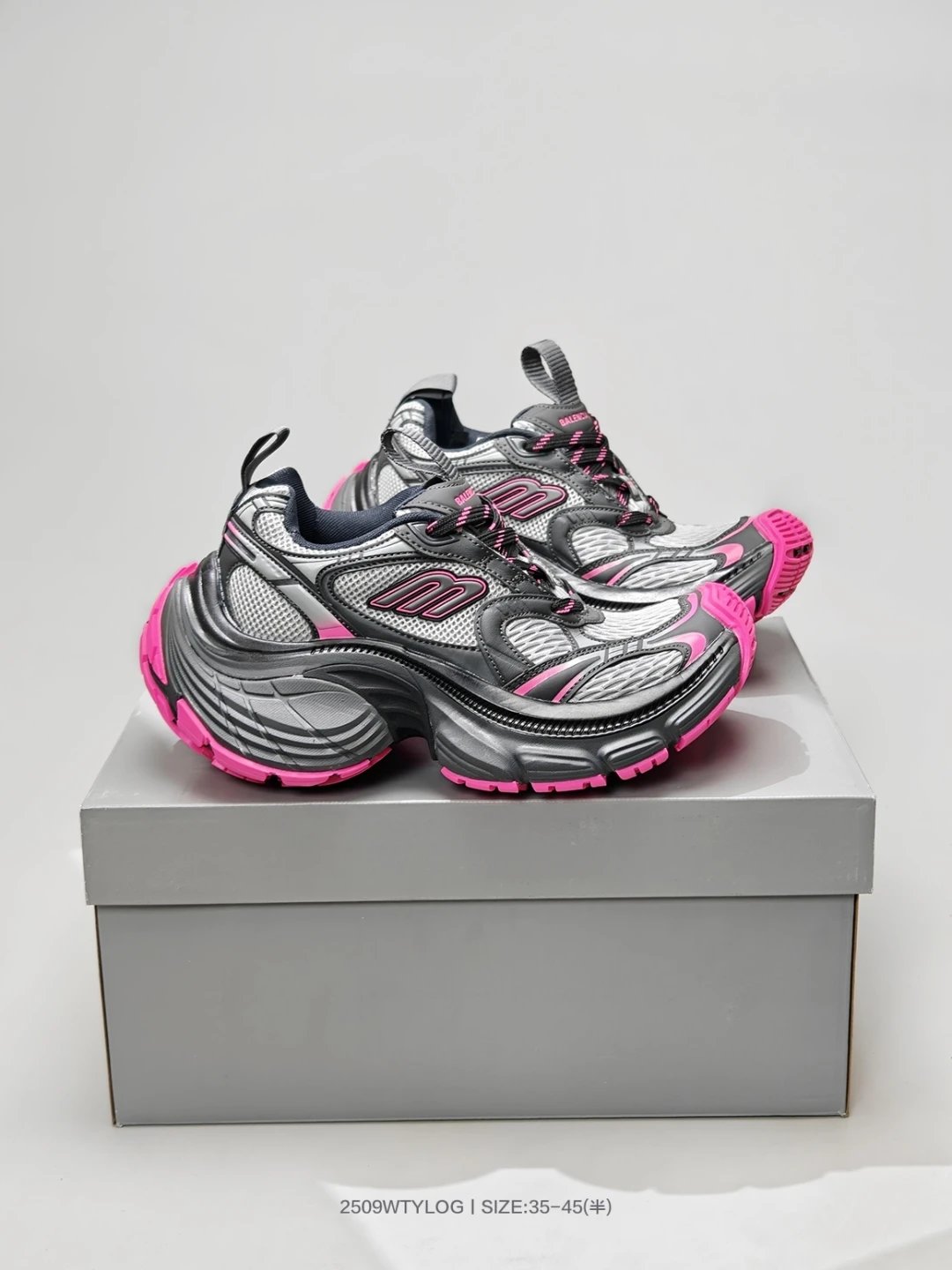 Balenciaga Sneakers 10XL lace-up platform — 1