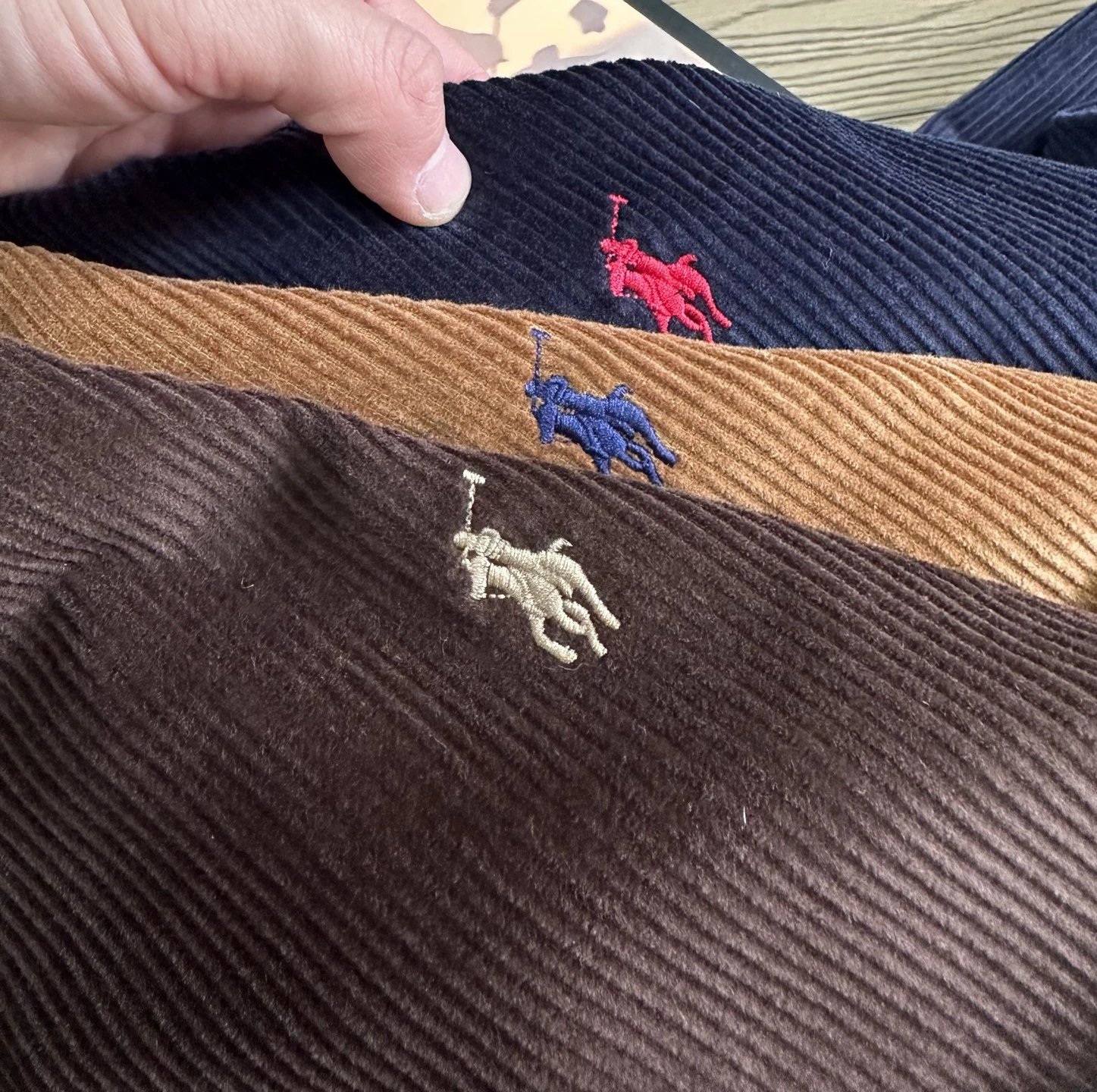 Ralph Lauren Jackets Corduroy Harrington Jacket with Embroidered Polo Player image 3