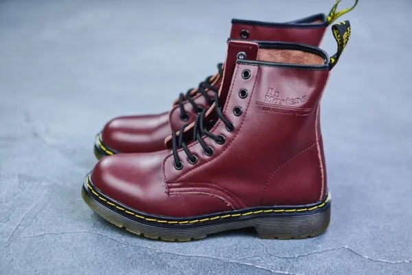 Dr. Martens 1460 Black Smooth Leather 8-Eye Boots Martin Boots - 28