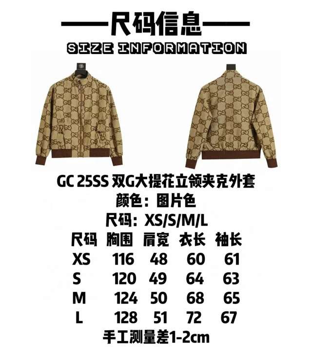 Gucci Jackets GG monogram zip jacket product detail image 28