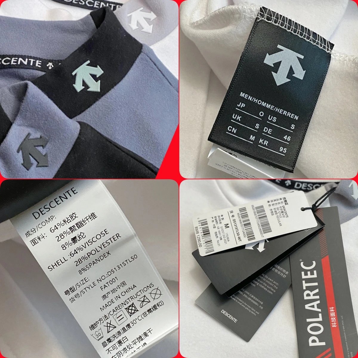 Descente T-Shirts Long-Sleeve Mock-Neck T-Shirt image 3