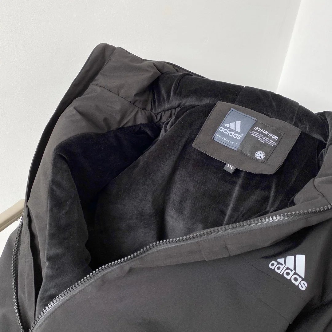 Adidas Jackets Hooded insulated jacket with three-stripe sleeves image 6