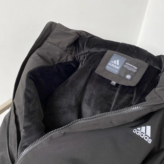 Adidas Jackets Hooded insulated jacket with three-stripe sleeves product detail image 7