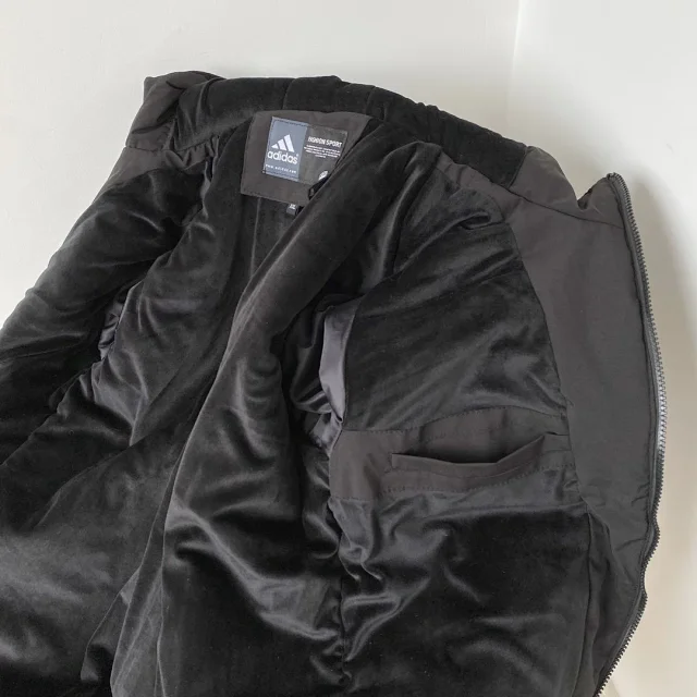 Adidas Jackets Hooded insulated jacket with three-stripe sleeves product detail image 8