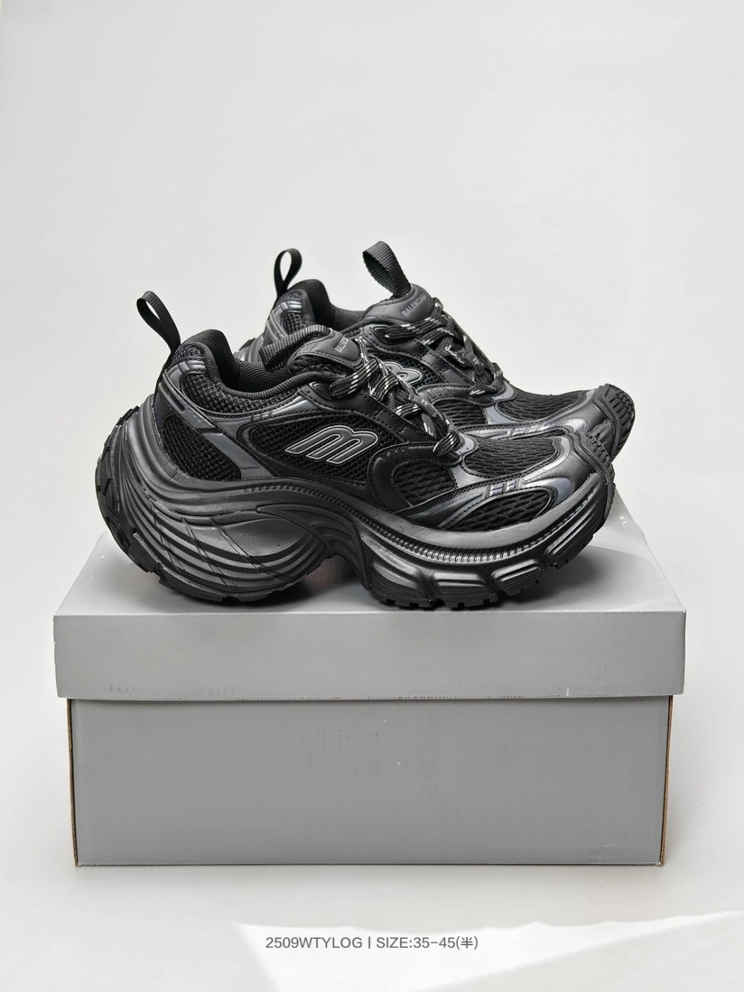 Balenciaga Sneakers 10XL lace-up platform — 4
