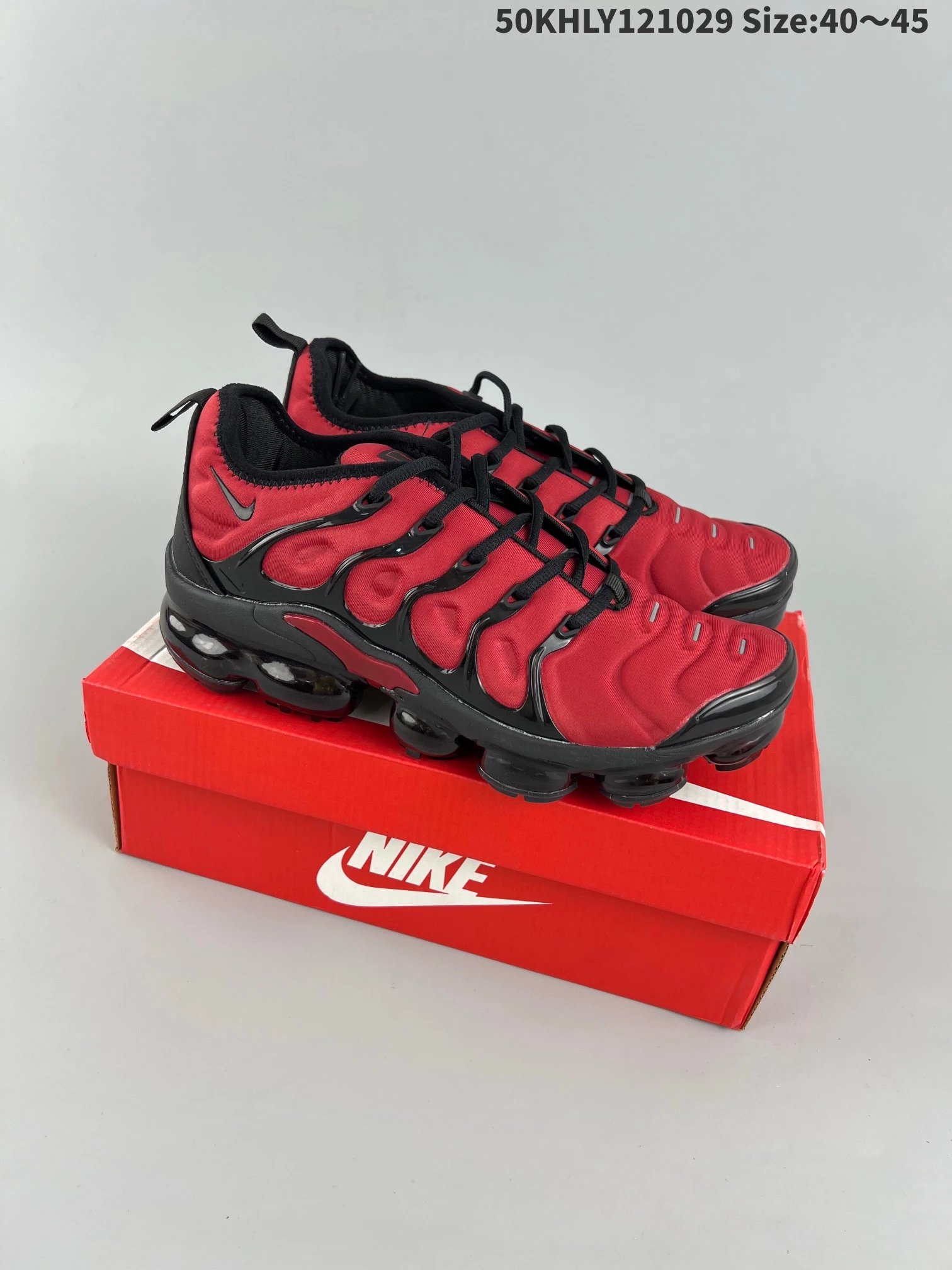 Nike Sneakers Air VaporMax Plus — Red and black