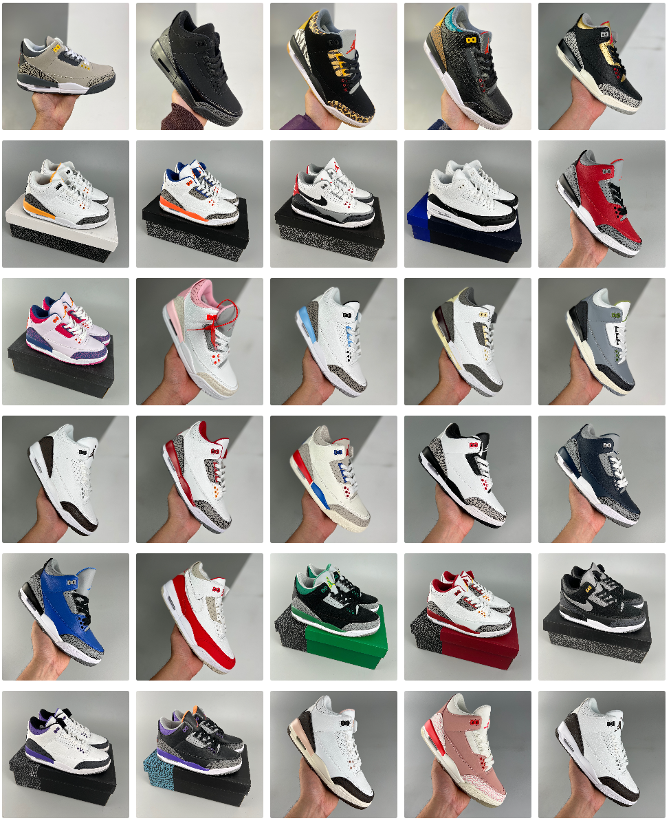 Air Jordan 3 Classic Basketball Shoe