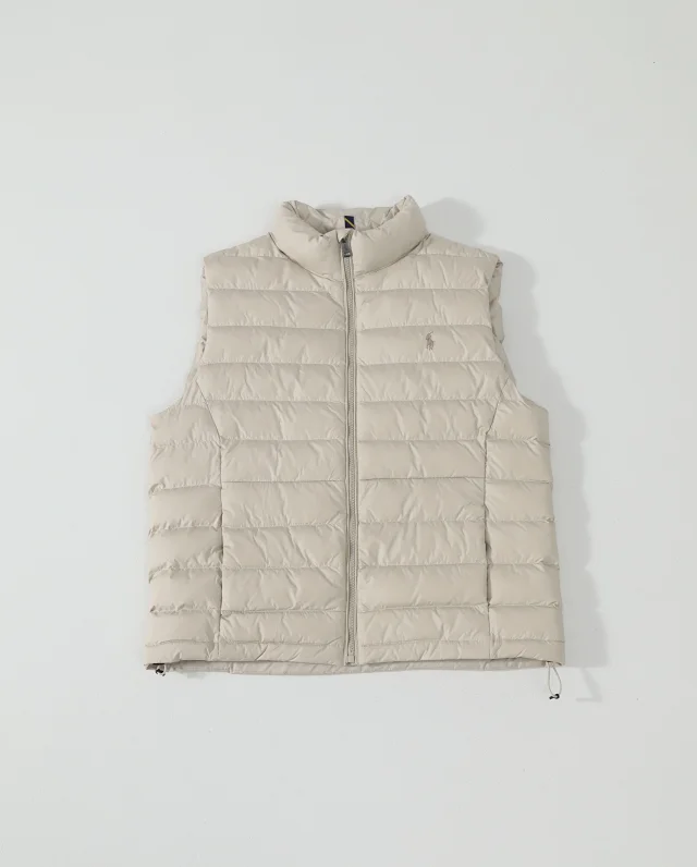 Ralph Lauren Vests Quilted puffer vest with embroidered pony logo product detail image 4