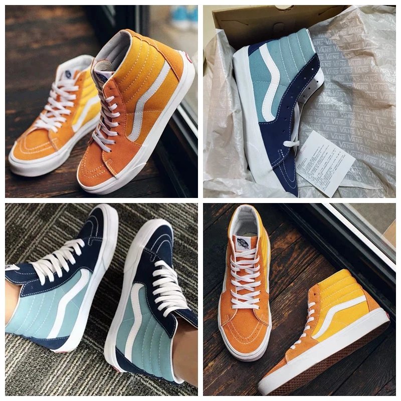 Vans SK8-HI Orange Canvas High Top