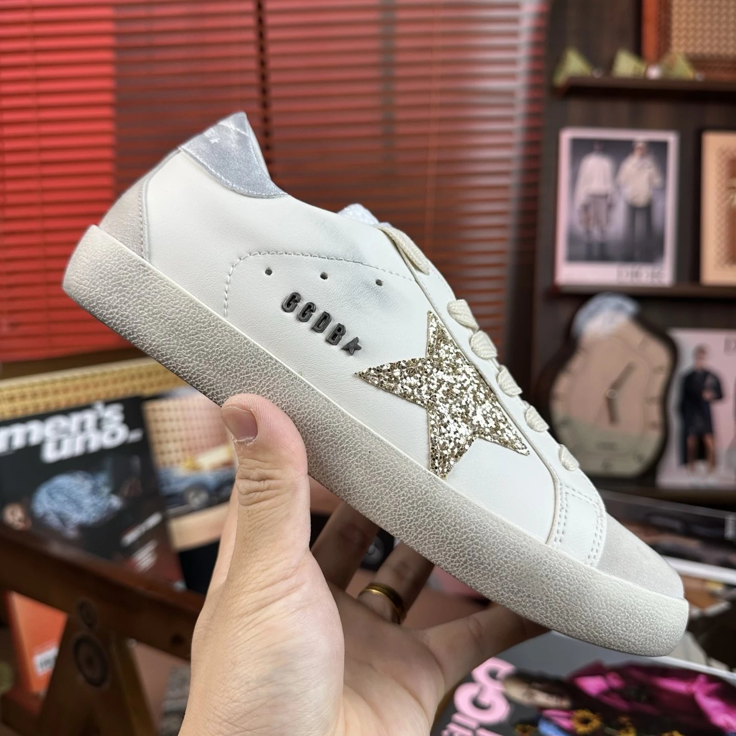 Golden Goose Sneakers Super-Star low-top star — *006