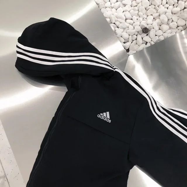 Adidas Jackets Hooded insulated jacket with three-stripe sleeves product detail image 16