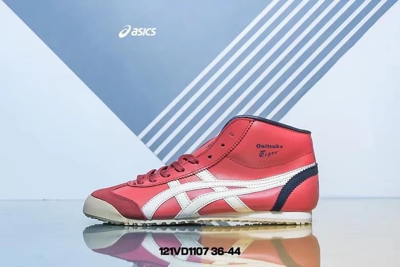 Onitsuka Tiger Sneakers Mexico 66 Mid high-top — Red and white