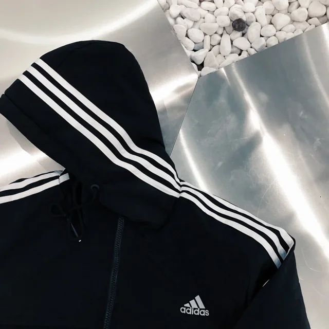 Adidas Jackets Hooded insulated jacket with three-stripe sleeves product detail image 21