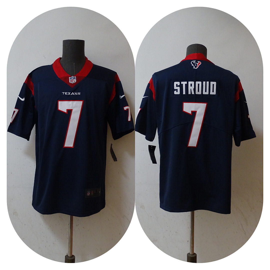 Nike Football Jerseys C.J. Stroud #7 Houston Texans Jersey — *007