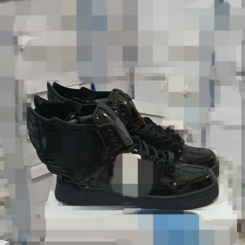 Unbranded Sneakers Winged high-top and low-top — *002-black