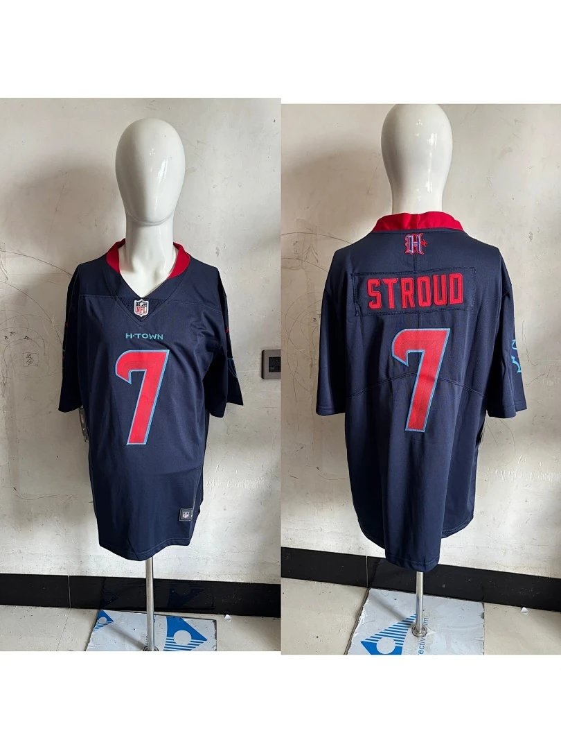 Nike Football Jerseys C.J. Stroud #7 Houston Texans Jersey — *003