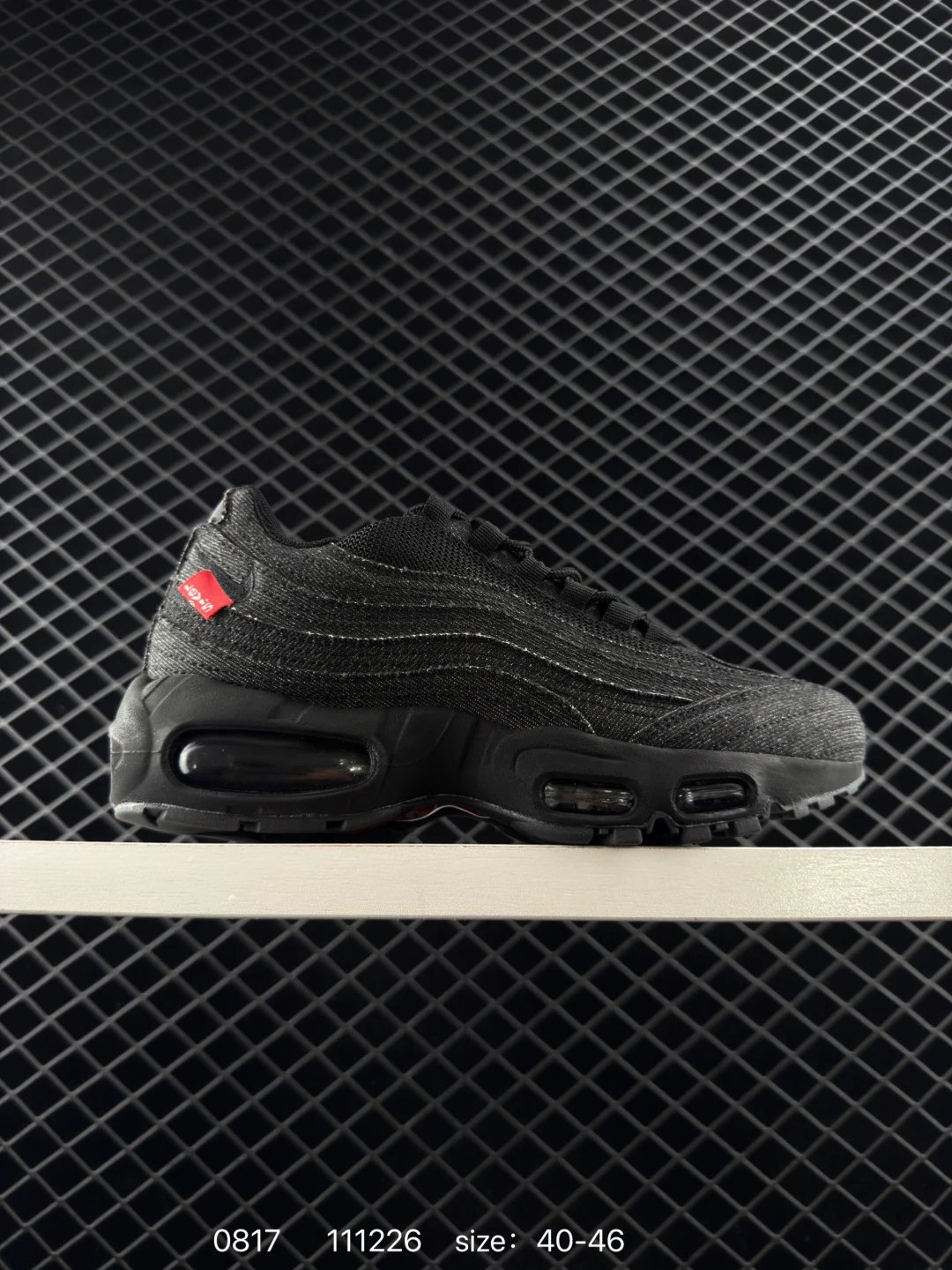 Levi's Sneakers Max 95 denim upper — black