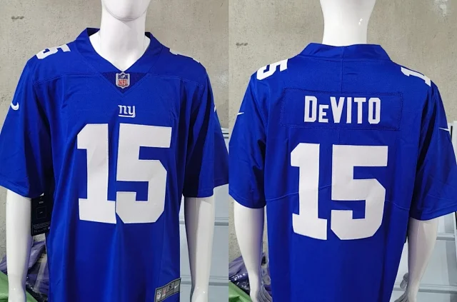 NFL Football Jerseys New York Giants Numbered Jersey product detail image 6