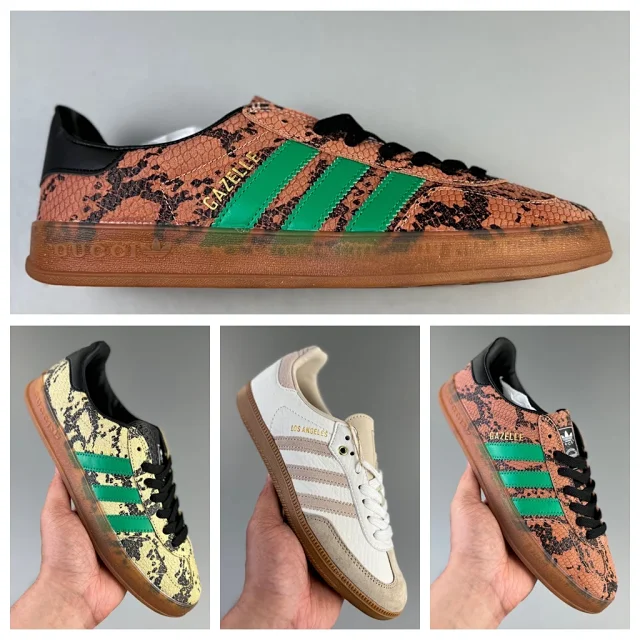 Gucci Gazelle and Los Angeles low-top sneakers product detail image 1