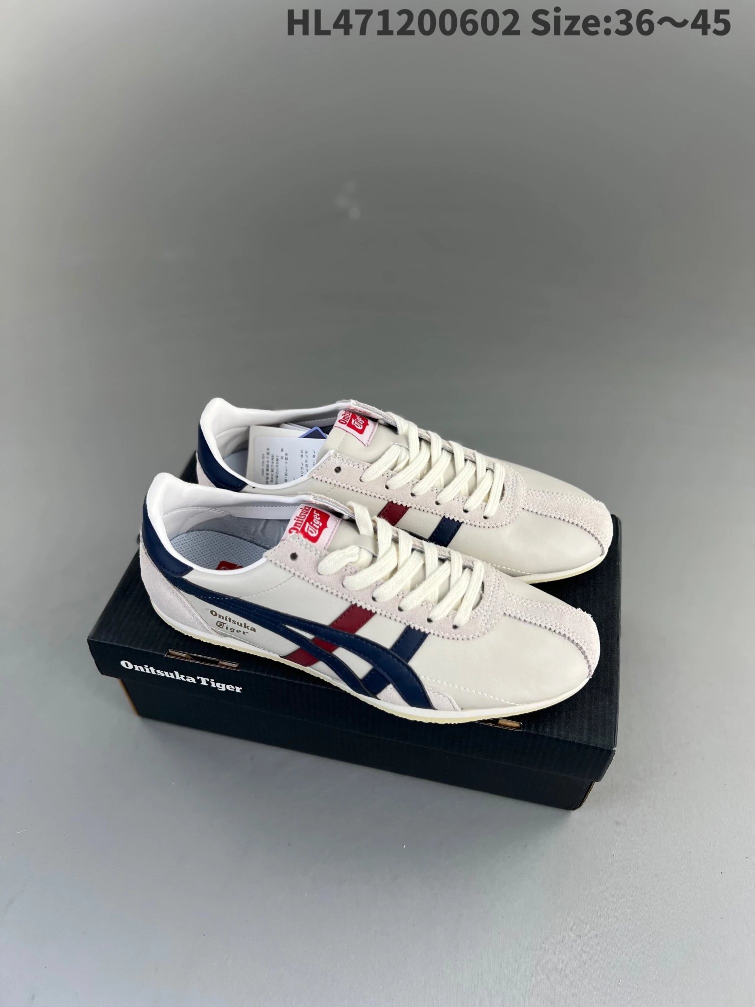 Onitsuka Tiger Sneakers Low-top leather with stripe overlays image 9