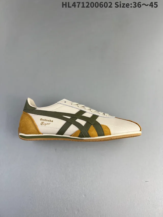 Onitsuka Tiger Sneakers Low-top leather with stripe overlays product detail image 15