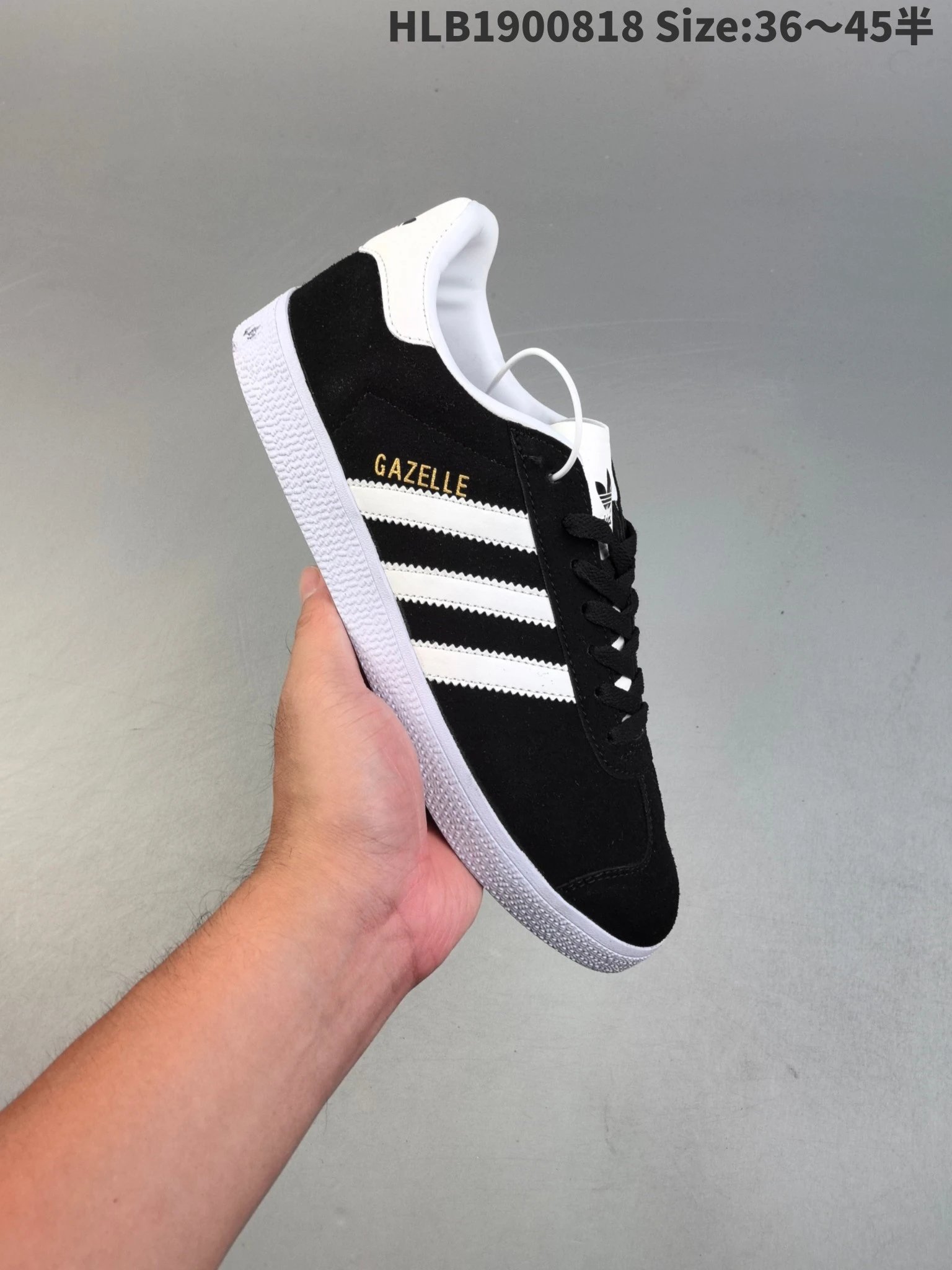 Adidas Sneakers Gazelle — black