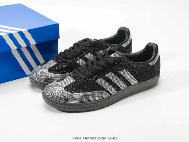 Adidas Rhinestone Three-Stripe Low-Top Sneakers product detail image 12