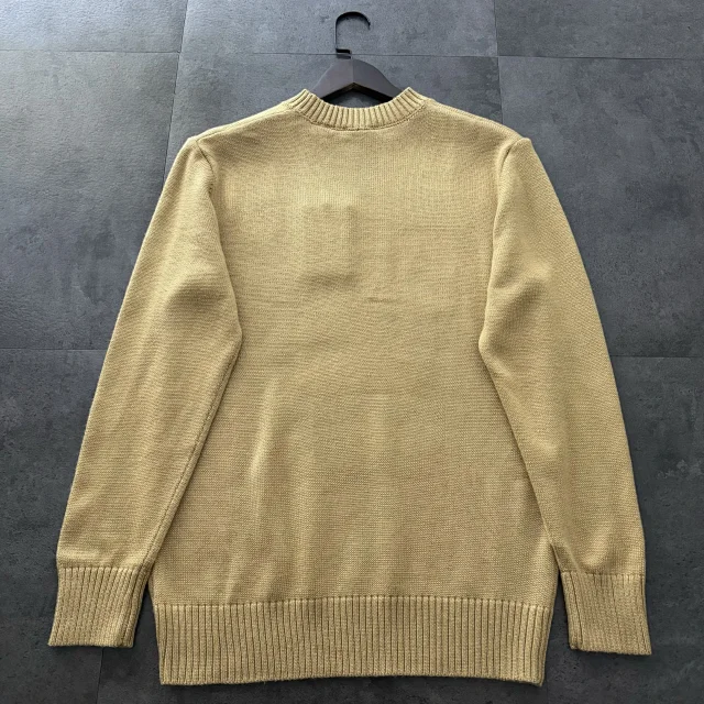 Burberry Knitwear Equestrian Knight stand-collar half-zip sweater product detail image 25