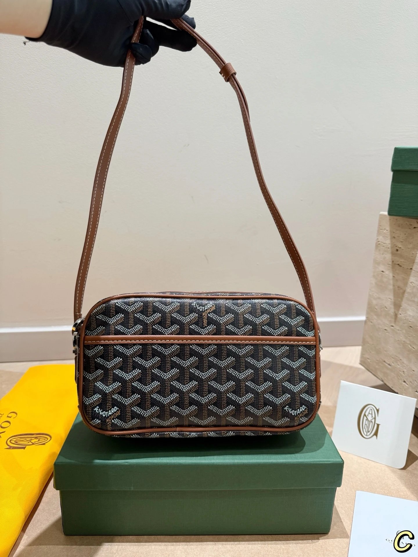 Goyard Crossbody Bags Monogram Zip Camera Bag — *001
