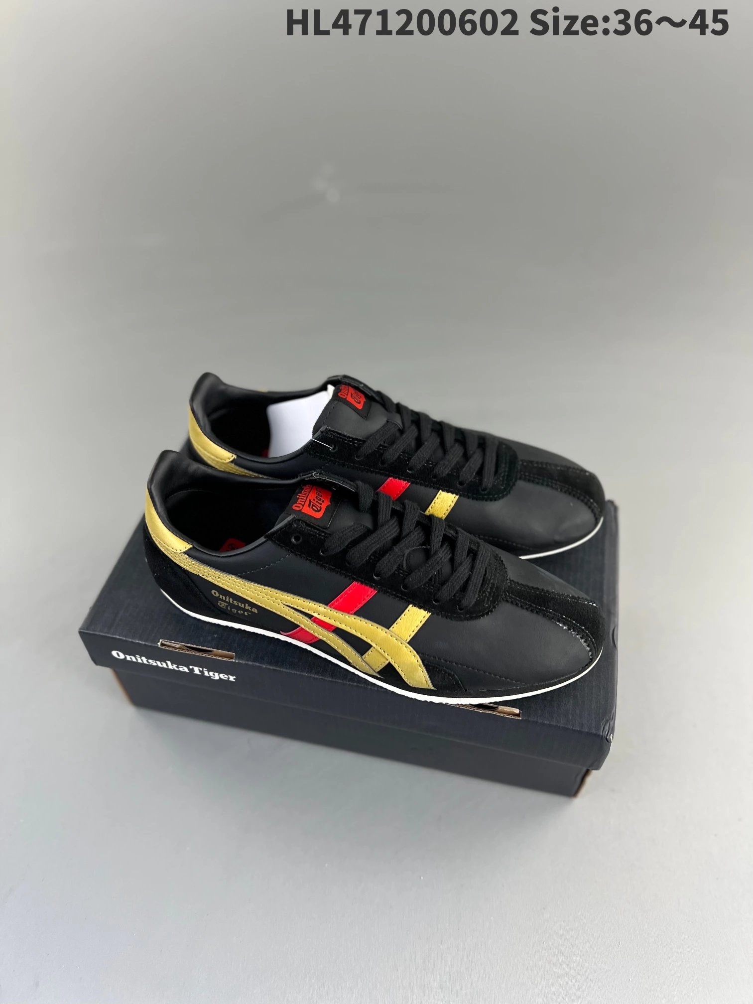 Onitsuka Tiger Sneakers Low-top leather with stripe overlays image 8
