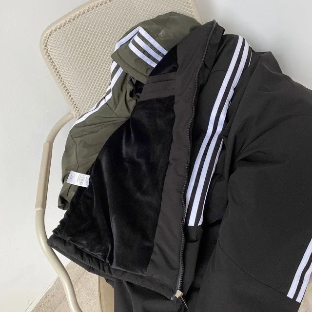 Adidas Jackets Hooded insulated jacket with three-stripe sleeves product detail image 9