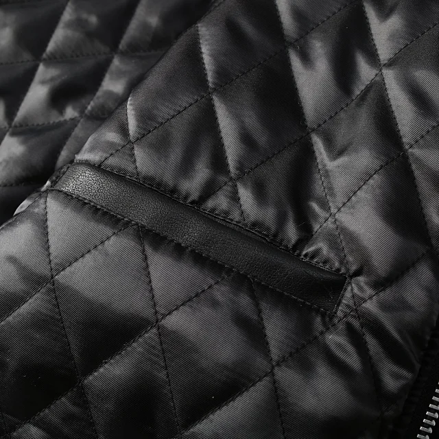 Vanson Leathers Jackets Supreme collaboration hooded leather jacket product detail image 7