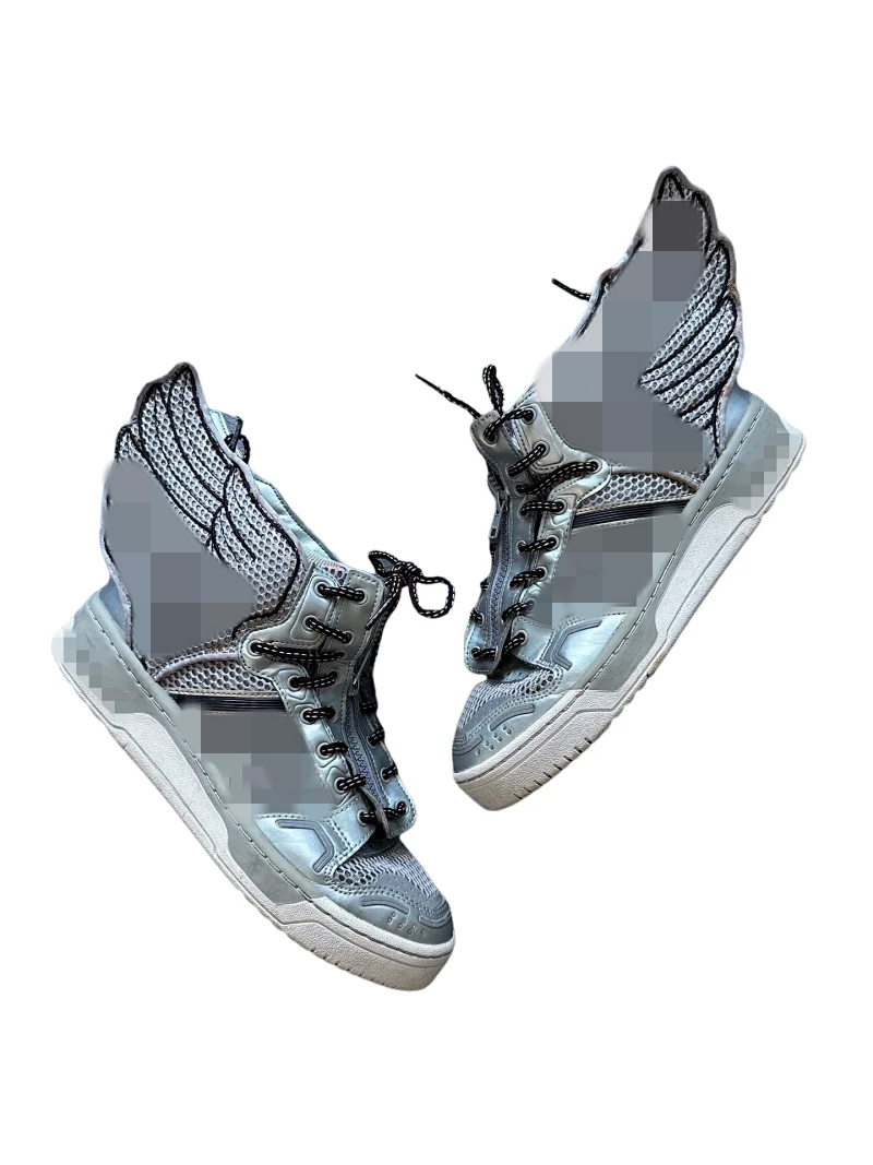 Unbranded Sneakers Winged high-top and low-top — *015-Mesh silver