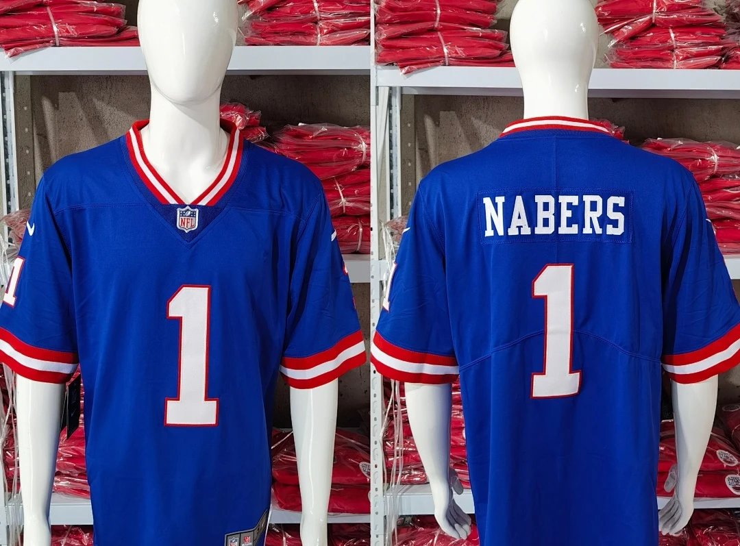 NFL Football Jerseys New York Giants Numbered Jersey — *022