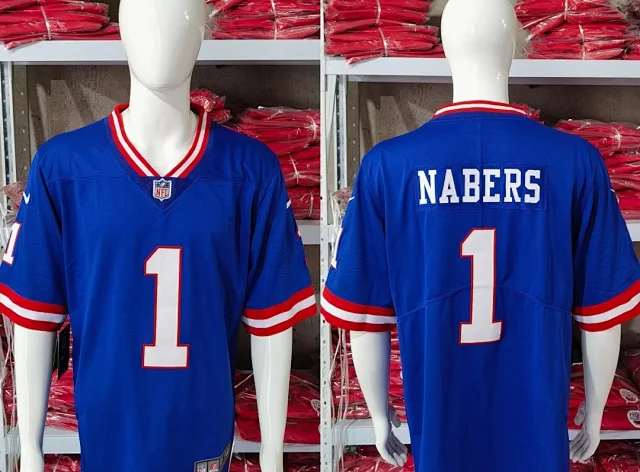NFL Football Jerseys New York Giants Numbered Jersey product detail image 2