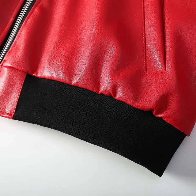 Vanson Leathers Jackets Supreme collaboration hooded leather jacket product detail image 19
