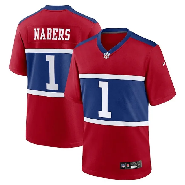 NFL Football Jerseys New York Giants Numbered Jersey product detail image 3