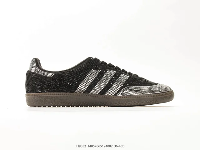 Adidas Rhinestone Three-Stripe Low-Top Sneakers product detail image 5