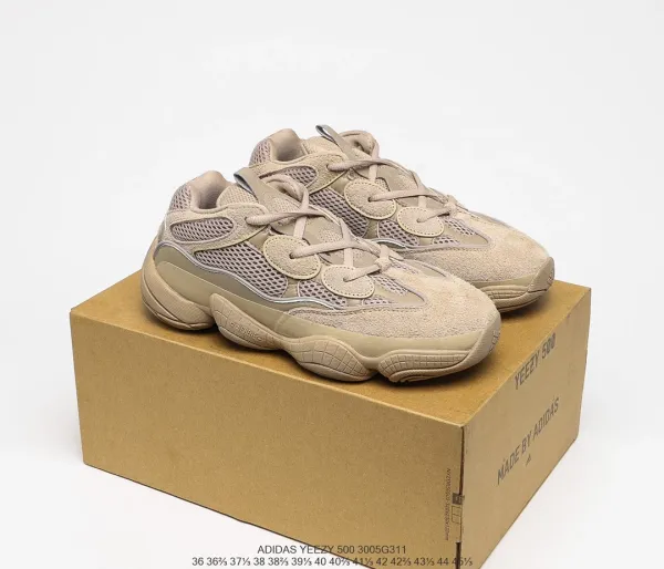 Adidas Yeezy 500 'Salt' Sneakers Chunky Sneakers - 25