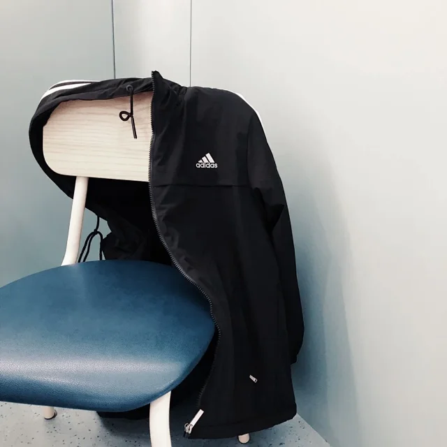 Adidas Jackets Hooded insulated jacket with three-stripe sleeves product detail image 19