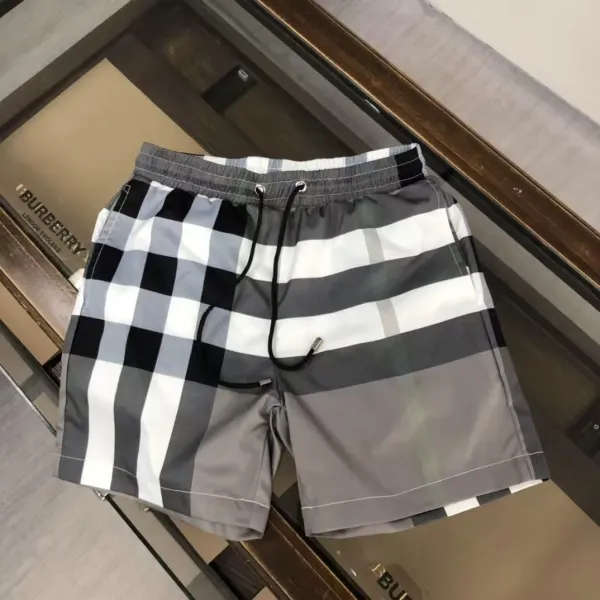 Burberry Classic Check Swim Shorts Beige Multicolor - 8