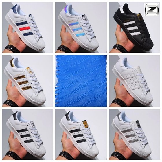 Factory wholesale direct sales Adidas Superstar clover shell top two-layer classic hot selling men's and women's sports board shoes