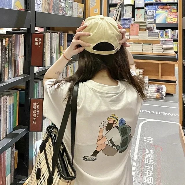 New Balance KRJH1 Cartoon Print Short Sleeve T-Shirt