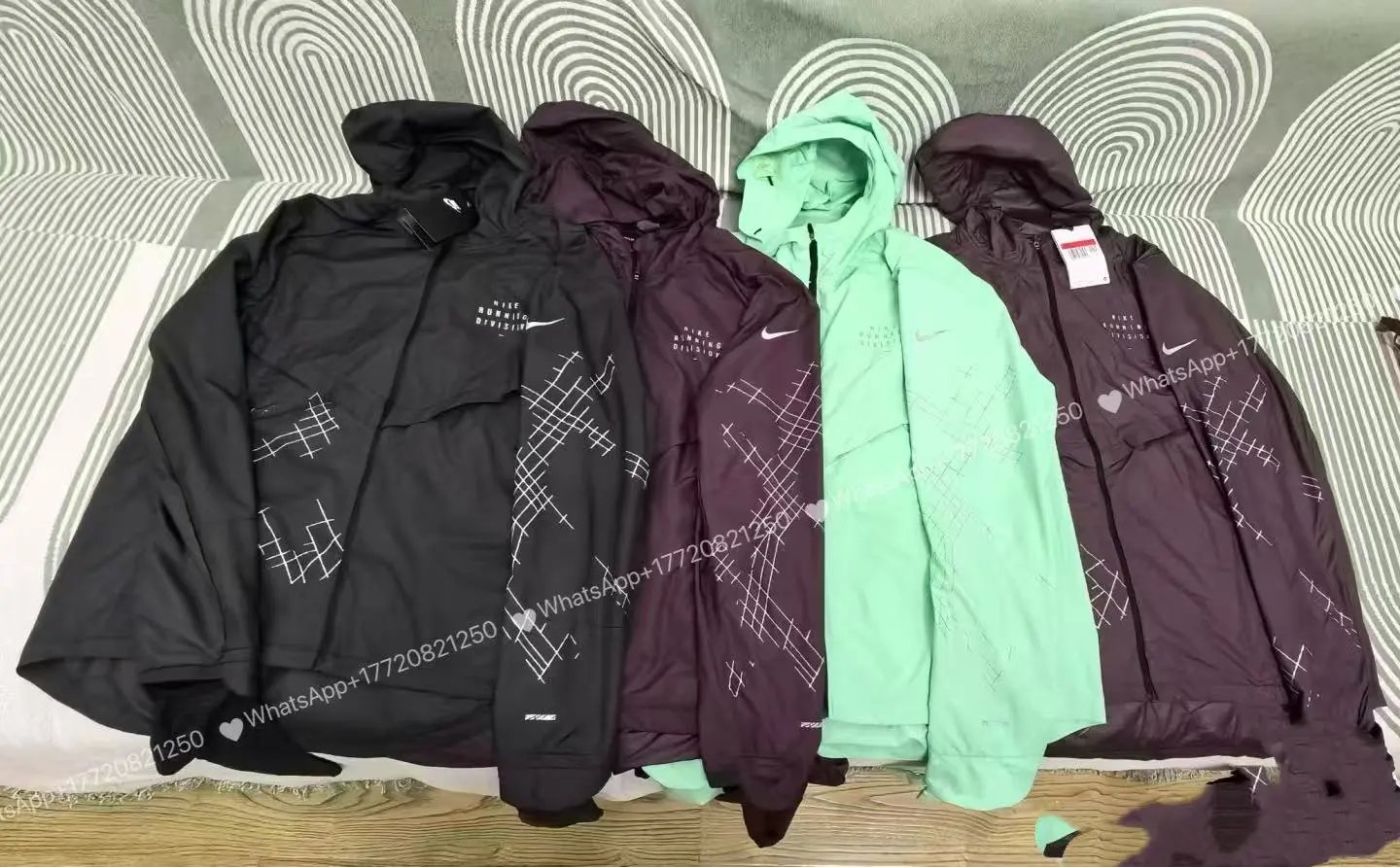 N * * E running jacket

