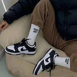 thumbnail for The agent can push the NK SB Dunk low black and white panda joint limited low-top casual sports skateboard shoes the same style for couples